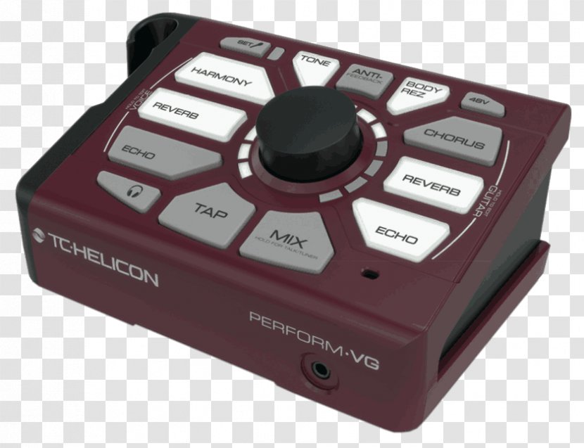 Effects Processors & Pedals TC-Helicon Acoustic Guitar TC Helicon Perform-VK - Watercolor Transparent PNG