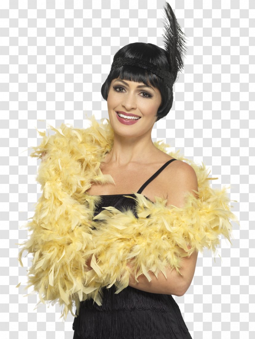 Feather Boa Costume Party 1920s Clothing Accessories - Scarf - Shawl Transparent PNG