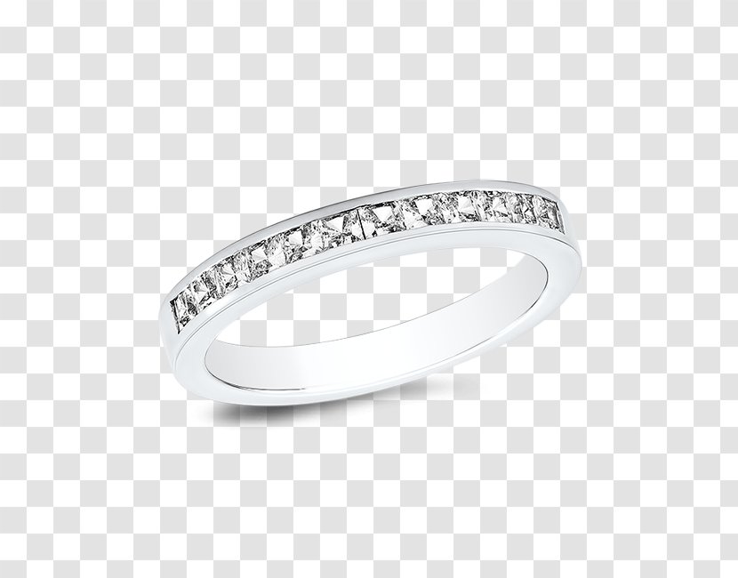 Wedding Ring Silver Diamond Transparent PNG