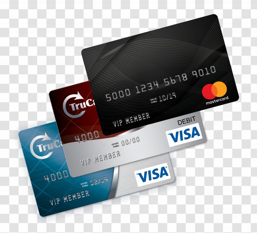 Credit Card Stored-value Debit Check Visa - Mastercard Transparent PNG