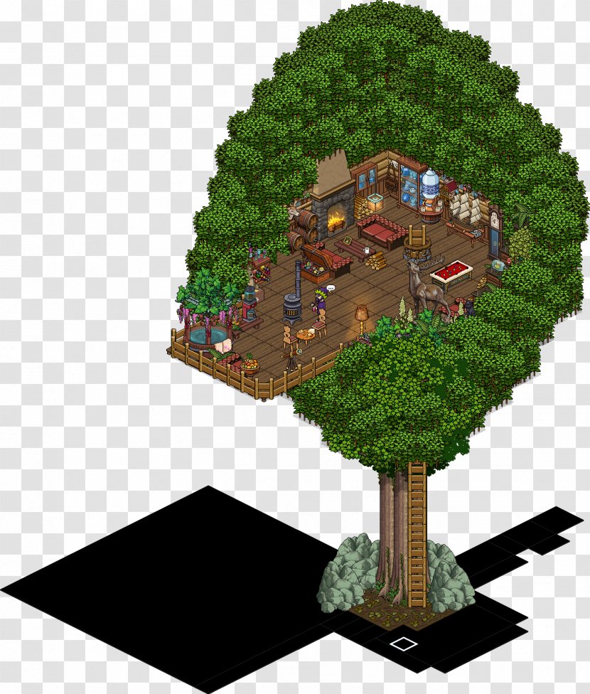 Habbo Tree House Sulake Transparent PNG