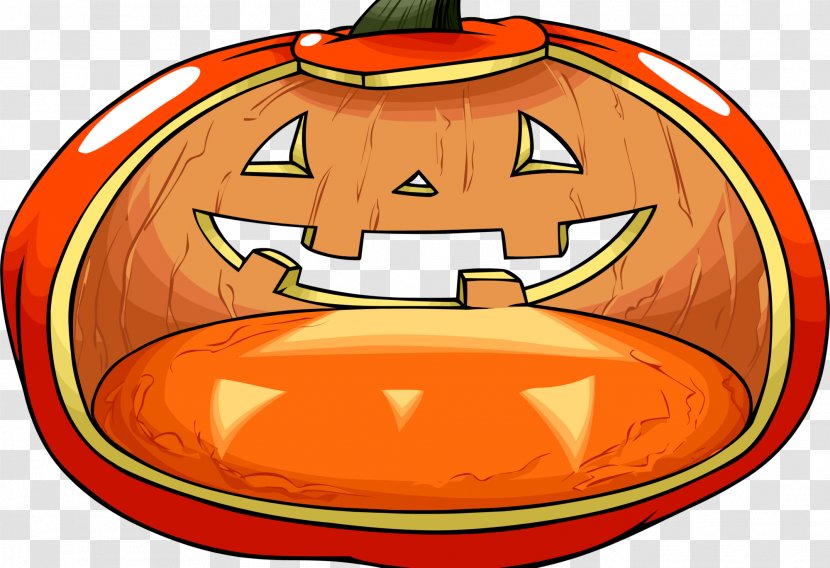 Club Penguin Igloo Jack-o'-lantern Pumpkin - Artwork Transparent PNG