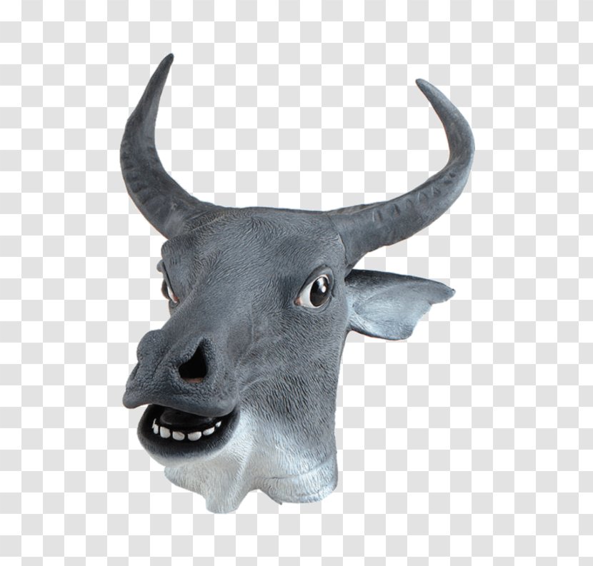 Cattle Costume Party Mask Halloween - Toy - Cow Face Transparent PNG