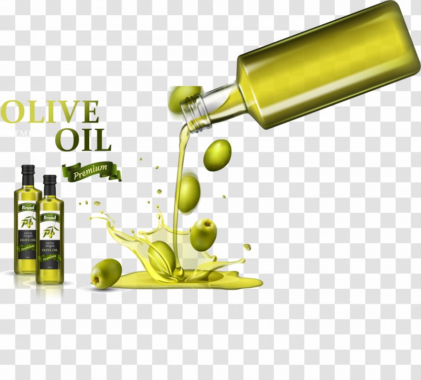 Olive Oil Soybean - Cooking - Green Minimalist Transparent PNG