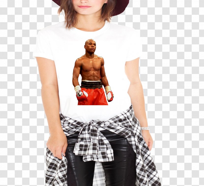 T-shirt Clothing Tartan Kilt Shoulder - Trunk - Floyd Mayweather Transparent PNG