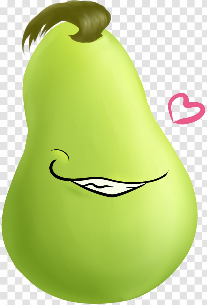 Pear Product Design Nose Cartoon - Hello Ladies Transparent PNG