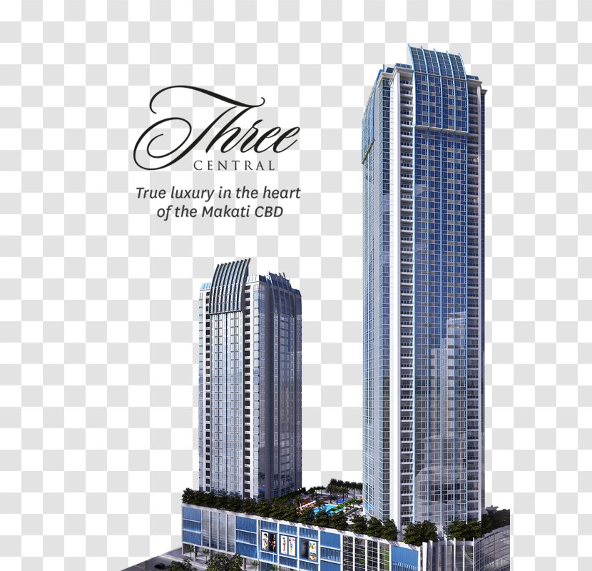 Three Central Megaworld Corporation Condominium Real Estate Two - Metropolis - Greenbelt Transparent PNG