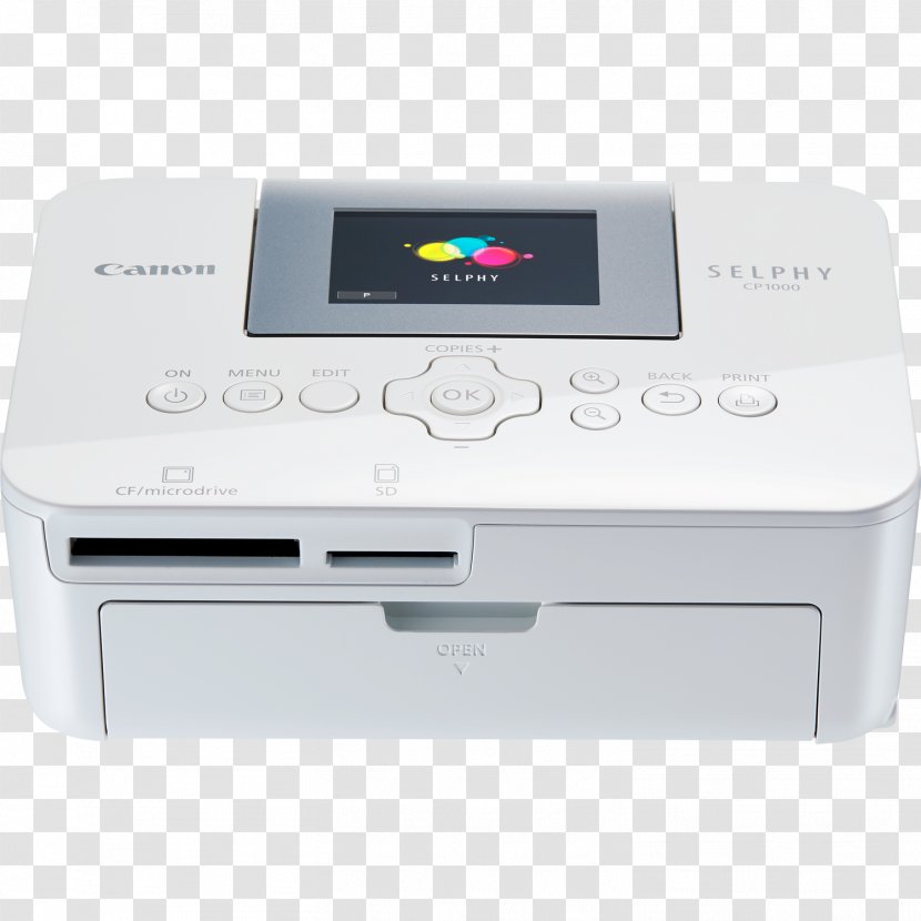 Canon Selphy CP1000 Dye-sublimation Printer Driver - Dyesublimation Transparent PNG