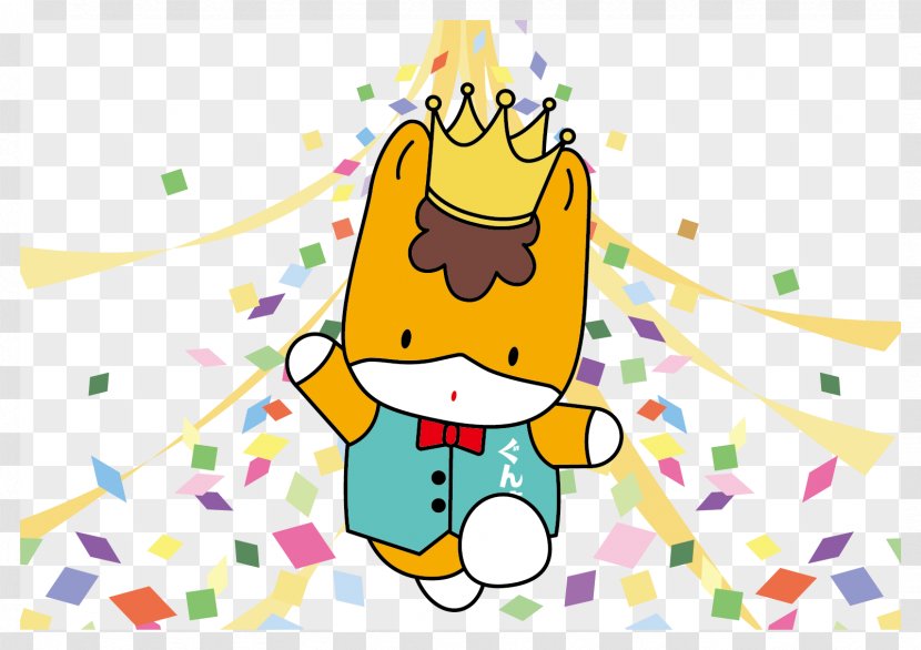 Party Hat Animal Character Clip Art - Fictional Transparent PNG