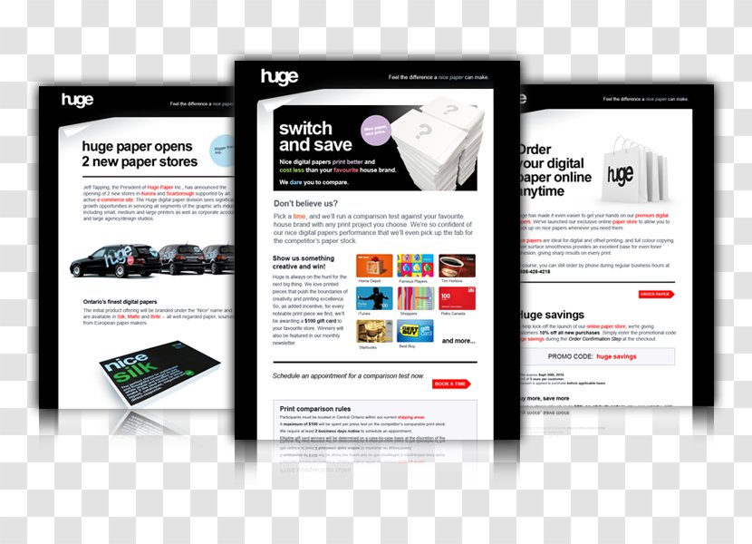 Web Page HTML Email Advertising Campaign - Newsletter Transparent PNG
