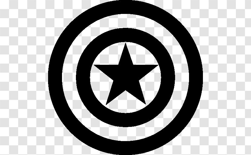 Captain America's Shield Bucky Barnes S.H.I.E.L.D. Superhero - Black And White - Pumpkin Car Transparent PNG