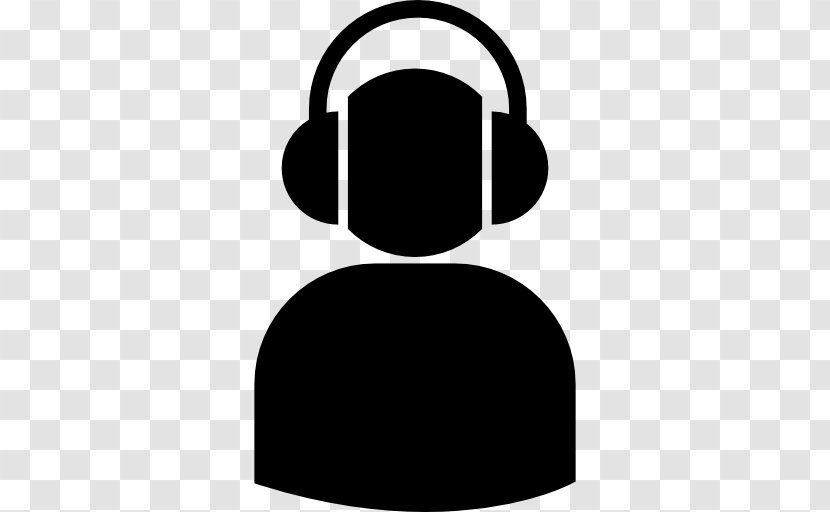 Headphones Headset User - Vector Transparent PNG