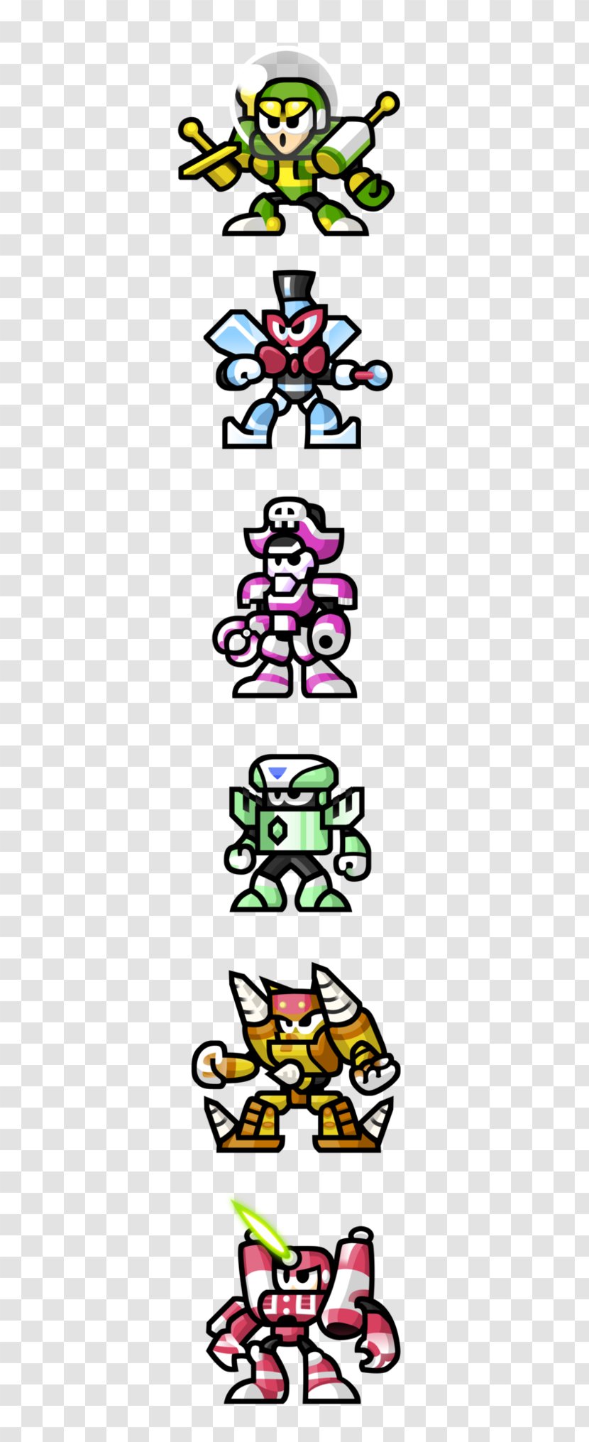 Mega Man & Bass 8 X 9 ZX - Megaman Sprite Transparent PNG