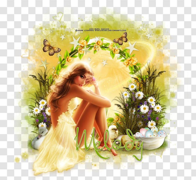 Floral Design Fairy Desktop Wallpaper Computer - Angel M - Kim So Hyun Transparent PNG