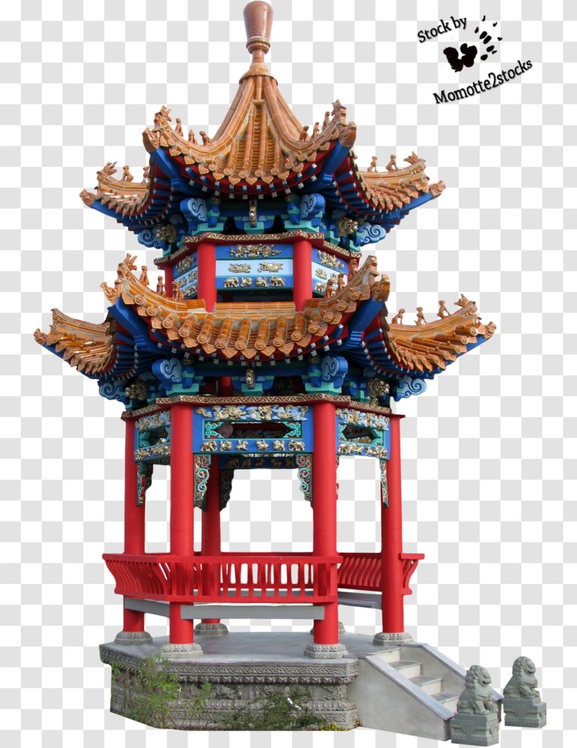 China Chinese Tower Temple - Painting Transparent PNG