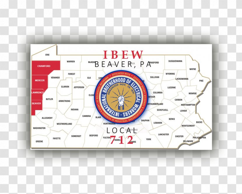 IBEW Local 712 International Brotherhood Of Electrical Workers Electrician National Joint Apprenticeship And Training Committee Trade Union - Highly Organized Transparent PNG