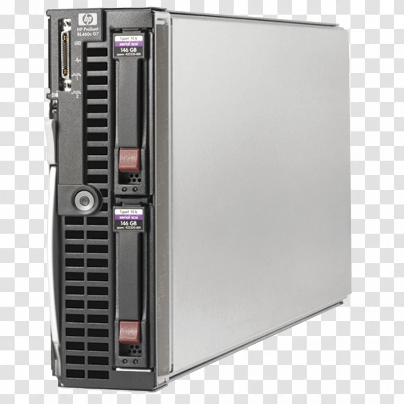 Hewlett-Packard ProLiant Blade Server Xeon Computer Servers - Case - Host Power Supply Transparent PNG