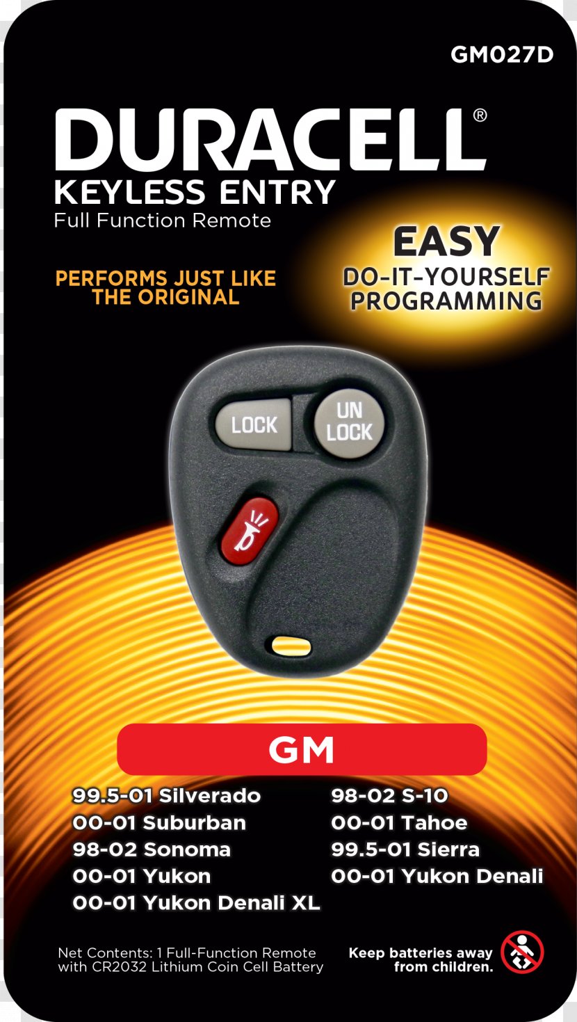 Car Remote Keyless System Controls Chevrolet Transparent PNG
