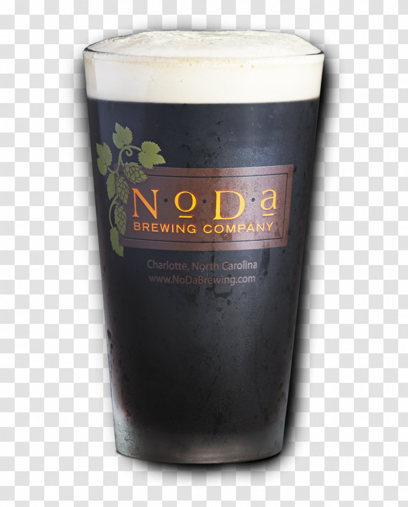 Beer NoDa Brewing Company Santa Lucia Drive Pint Glass Imperial Transparent PNG