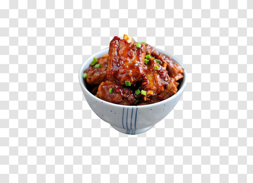 Pork Ribs Braising Ginger Stir Frying - Meatball - Green Onion Braised Transparent PNG