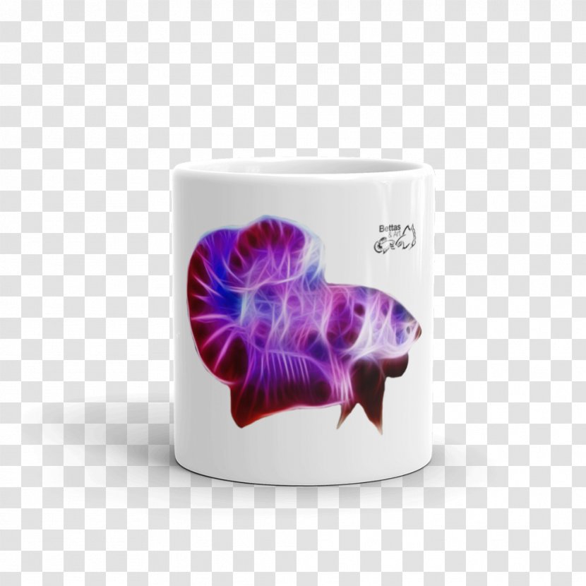 Siamese Fighting Fish Arroz Product Coffee Cup - Morning Glory - Betta Mockup Transparent PNG