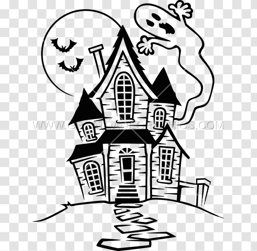 Haunted House Cartoon - Architecture - Style Symbol Transparent PNG