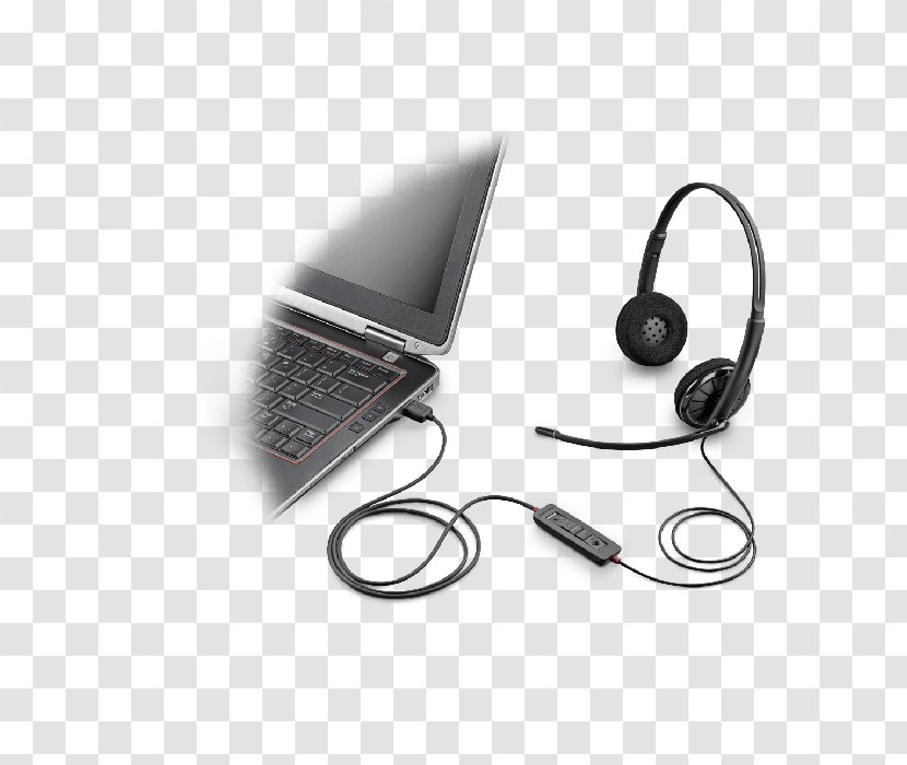 Plantronics Blackwire 320 C520 310/320 Headset - Stereophonic Sound - Cisco Softphone Usb Transparent PNG