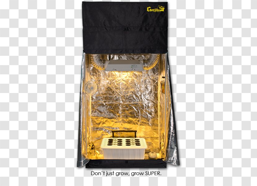 Growroom Grow Box Hydroponics Light Tent - Yellow - Hydroponic Transparent PNG