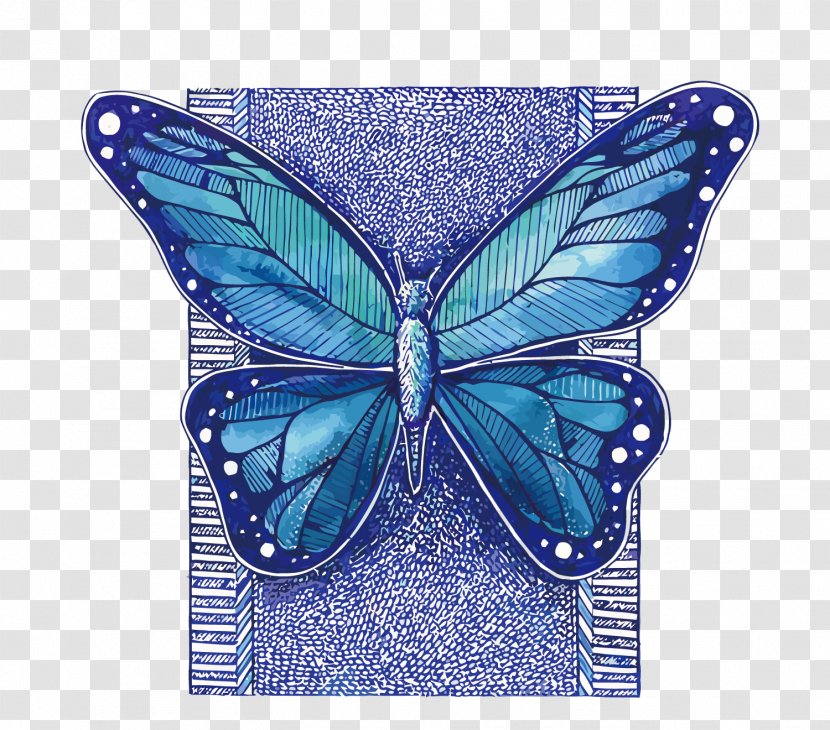 Watercolor Painting Drawing Painter Illustration - Vector Butterfly Transparent PNG