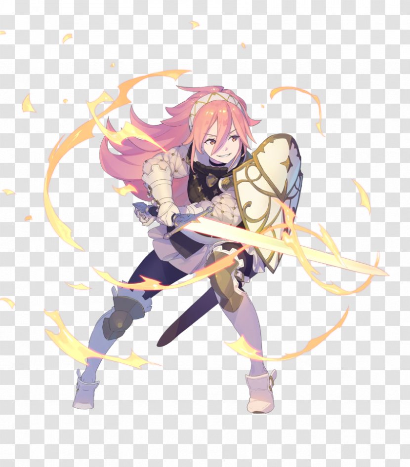 Fire Emblem Heroes Fates Video Game Wikia - Watercolor - Holding A Sword Transparent PNG
