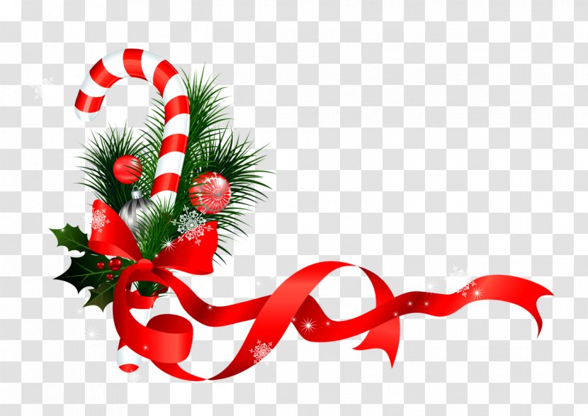 Candy Cane Christmas - Holiday Transparent PNG