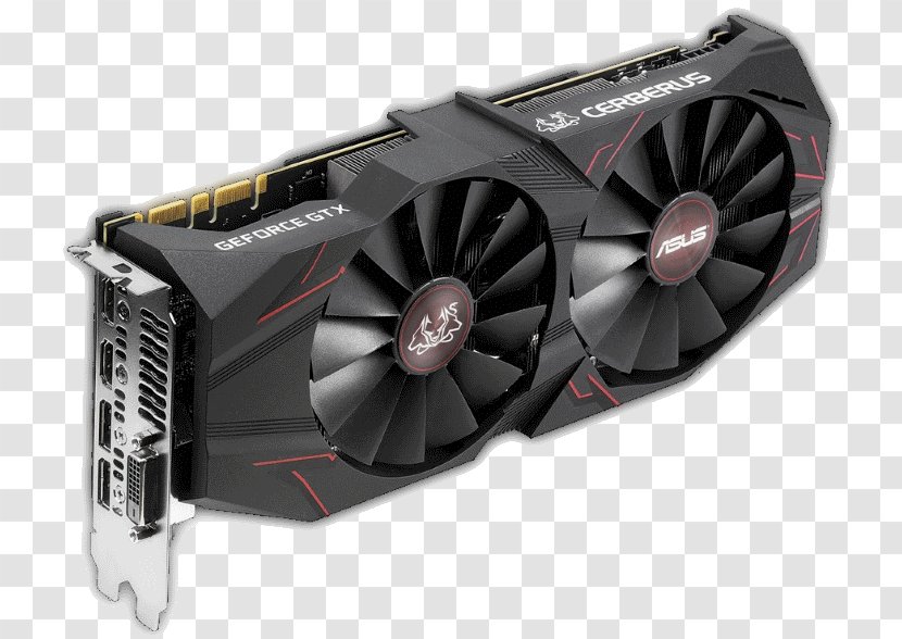 Graphics Cards & Video Adapters ASUS CERBERUS-GTX1070TI-A8G GeForce GTX 1070 Ti 8GB GDDR5 NVIDIA 英伟达精视GTX - Nvidia Geforce Gtx - Computer Cooling Transparent PNG