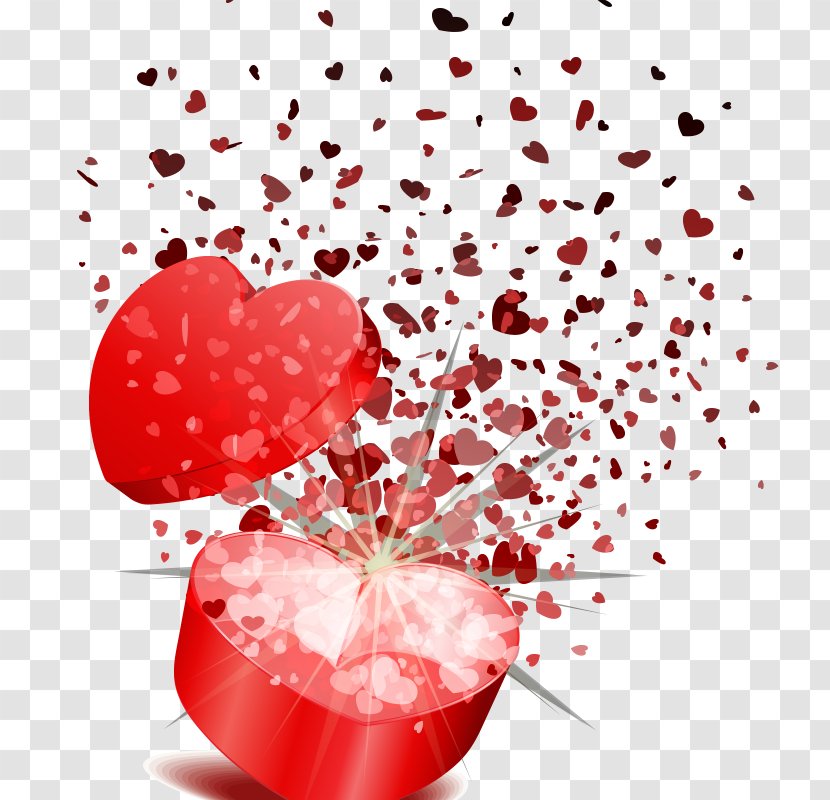 Heart Valentine's Day Gift - Cartoon Transparent PNG