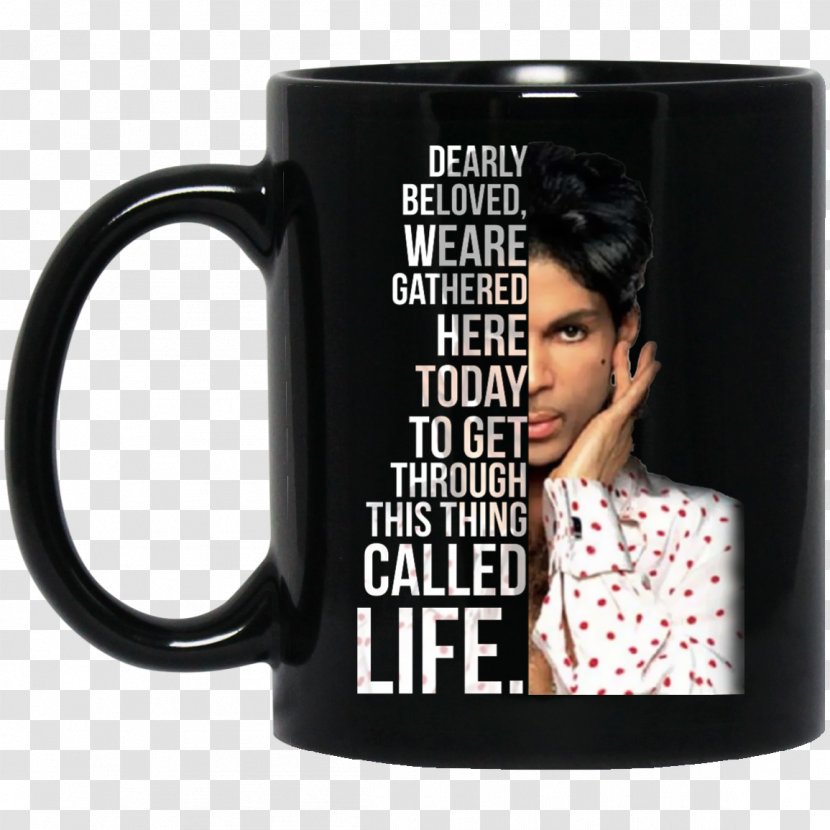 Coffee Cup Mug T-shirt Let's Go Crazy - Prince Transparent PNG
