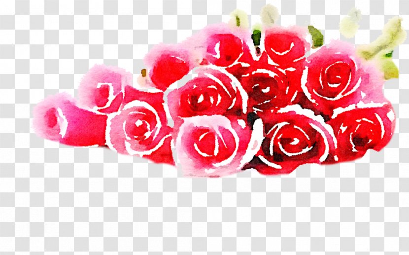 Desktop Wallpaper Rose Watercolor Painting Flower - Floral Design Transparent PNG
