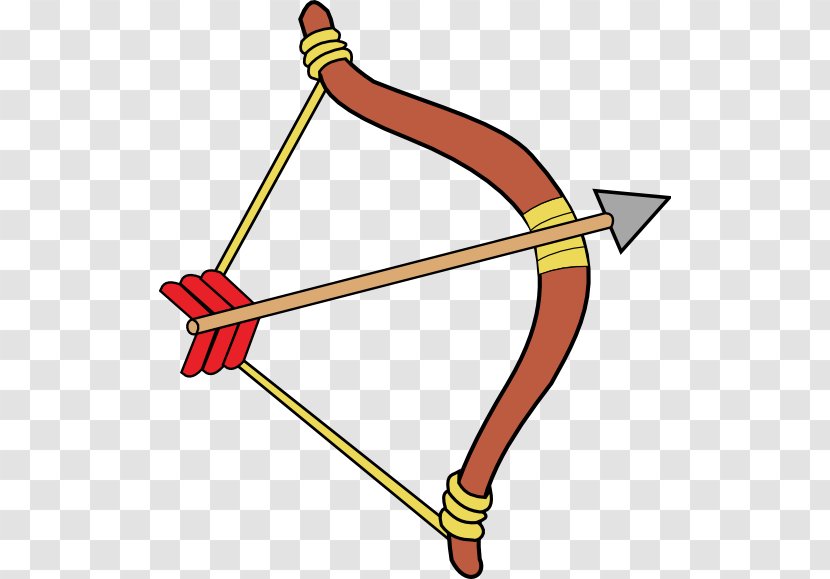Bow And Arrow Archery Clip Art - Symmetry - Cliparts Transparent PNG
