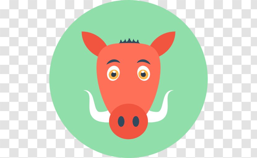 Ox Wild Boar Clip Art - Smile - Bull Transparent PNG