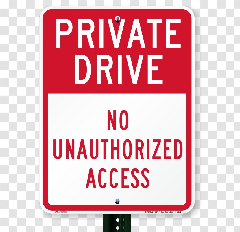 Private Road Sign Driveway Property - Area Transparent PNG