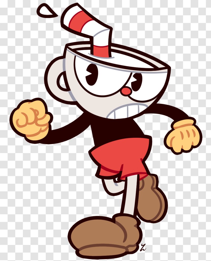 Cuphead Bendy And The Ink Machine Character Xbox One Fan Art - Smile Transparent PNG
