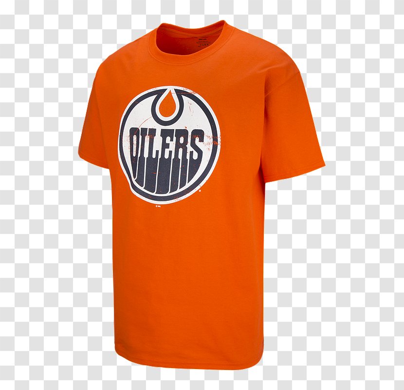 Edmonton Oilers National Hockey League T-shirt Ice Jersey - Tshirt - Multi Colored Cross Shirt Transparent PNG