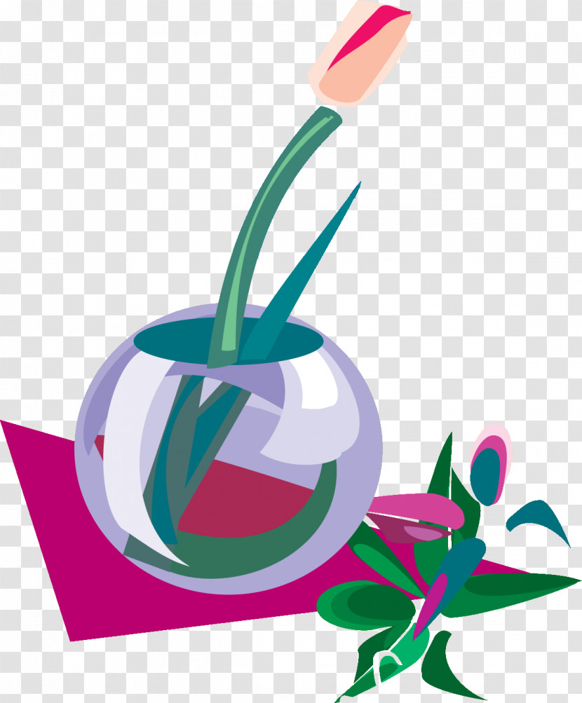 Flower Floral Vase Transparent PNG