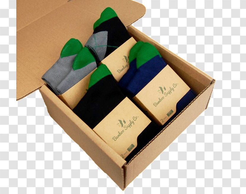 Box Sock Gift Clothing Business - Bamboo Board Transparent PNG