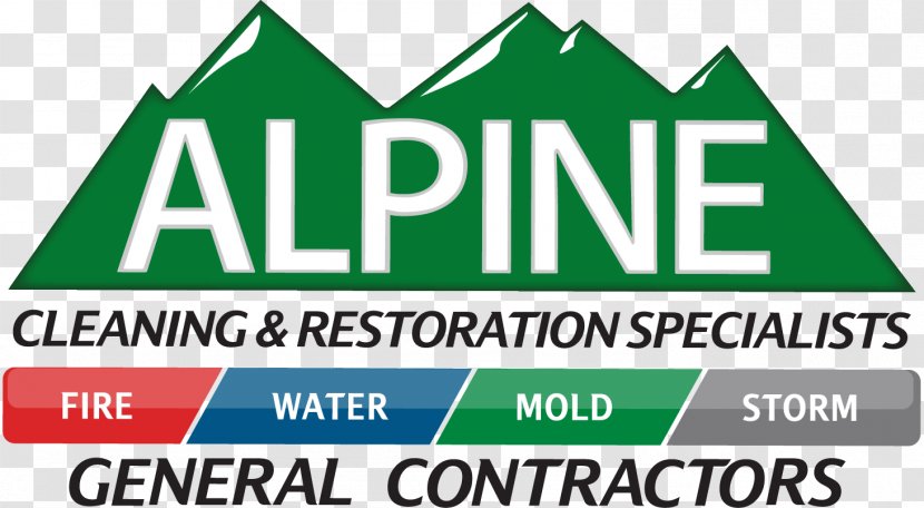 Alpine Cleaning & Restoration Specialists, Inc. Logo Cleaner Janitor - Chicago Water Fire Transparent PNG