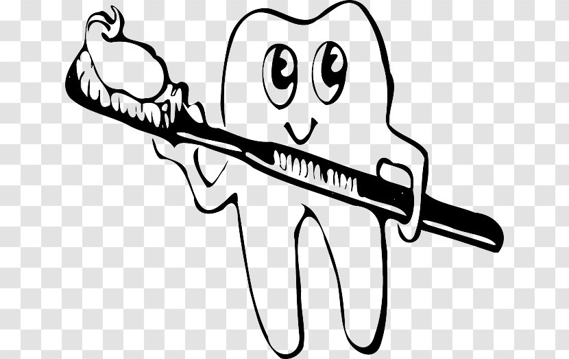 Human Tooth Brushing Clip Art - Heart - Cartoon Bad Teeth Transparent PNG