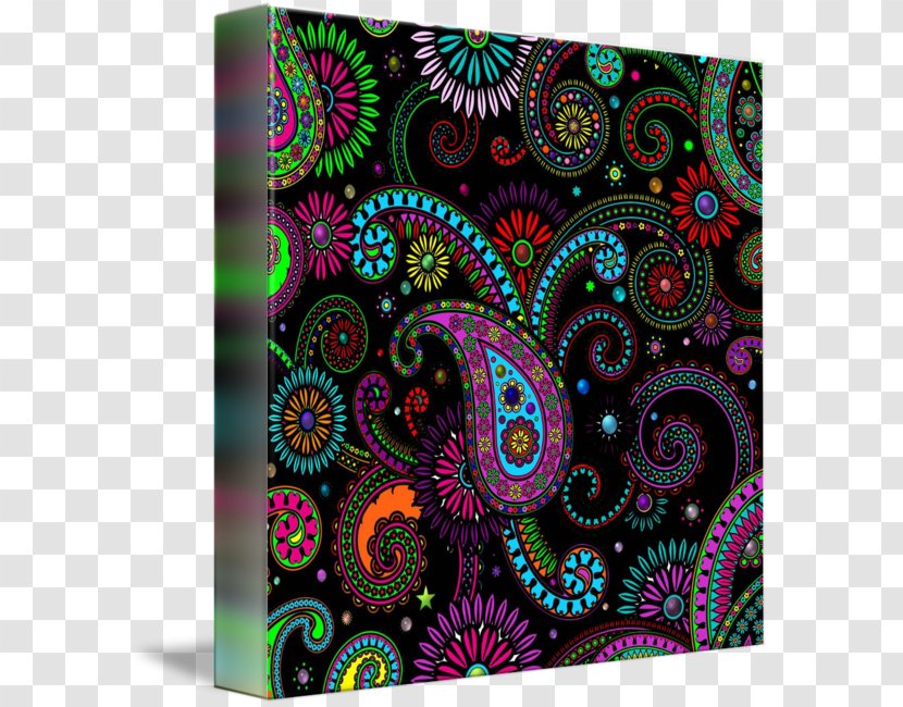 Paisley Imagekind Art Poster Wall - Canvas - Border Transparent PNG