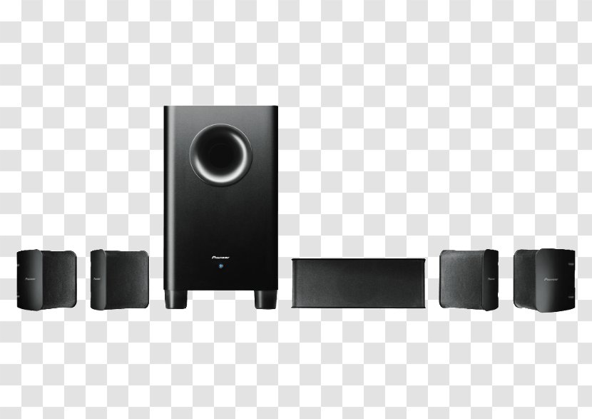 5.1 Surround Sound Subwoofer Pioneer S-HS100 Home Theater Systems - Computer Speaker - 51 Transparent PNG