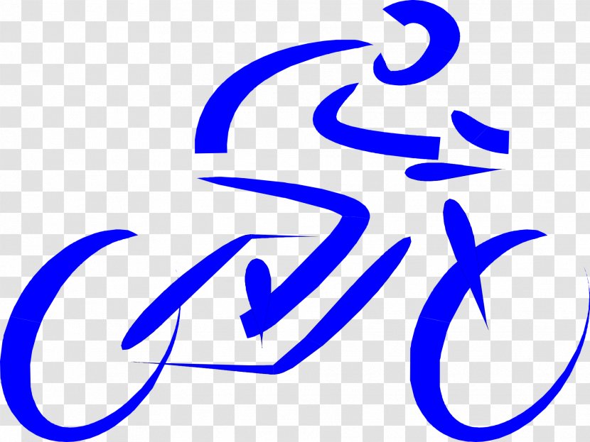 Cycling Bicycle Exercise Racing Clip Art - Blue Transparent PNG