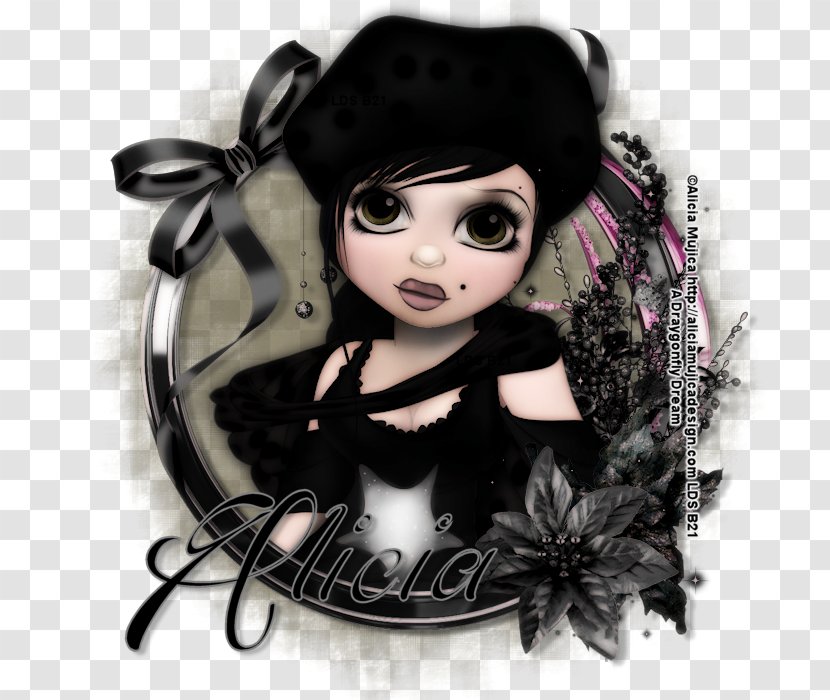 Black Hair Doll - ALICIA MUJICA Transparent PNG