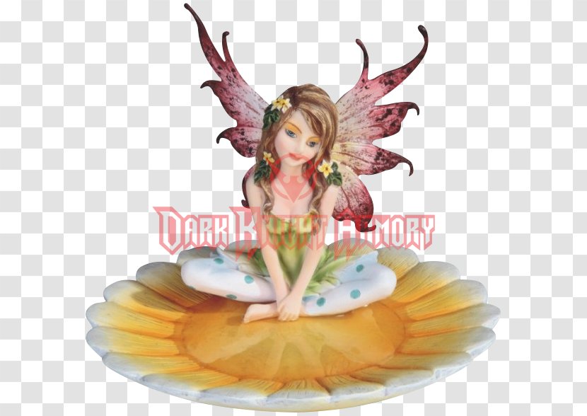 Figurine Fairy Statue Plate Dish Transparent PNG