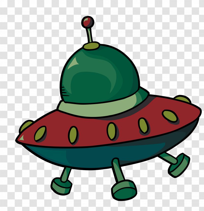 Cartoon Clip Art - Vector Sci-Fi Spacecraft Ufo Transparent PNG